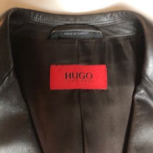 Hugo Boss men’s leather jacket
